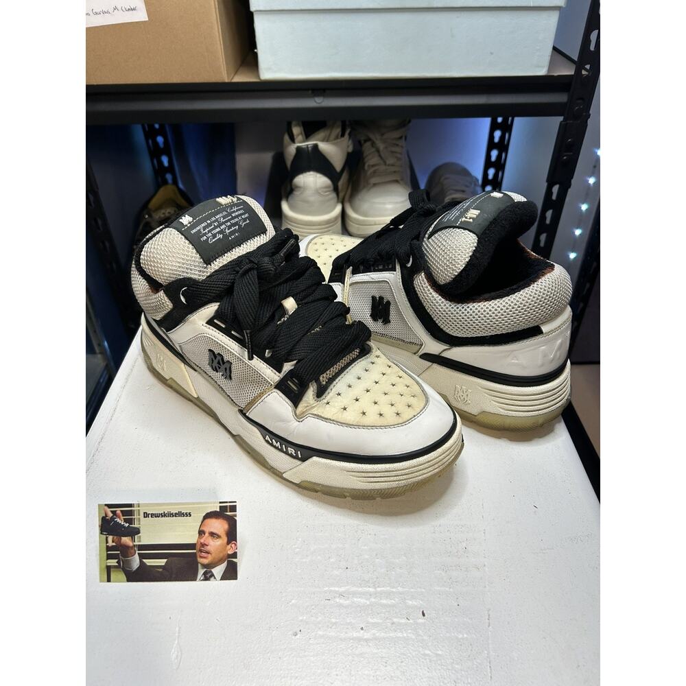 AMIRI MA-1 Low-Top Sneakers Black, White Size 11. Authentic.